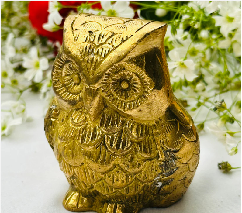 Brass owl